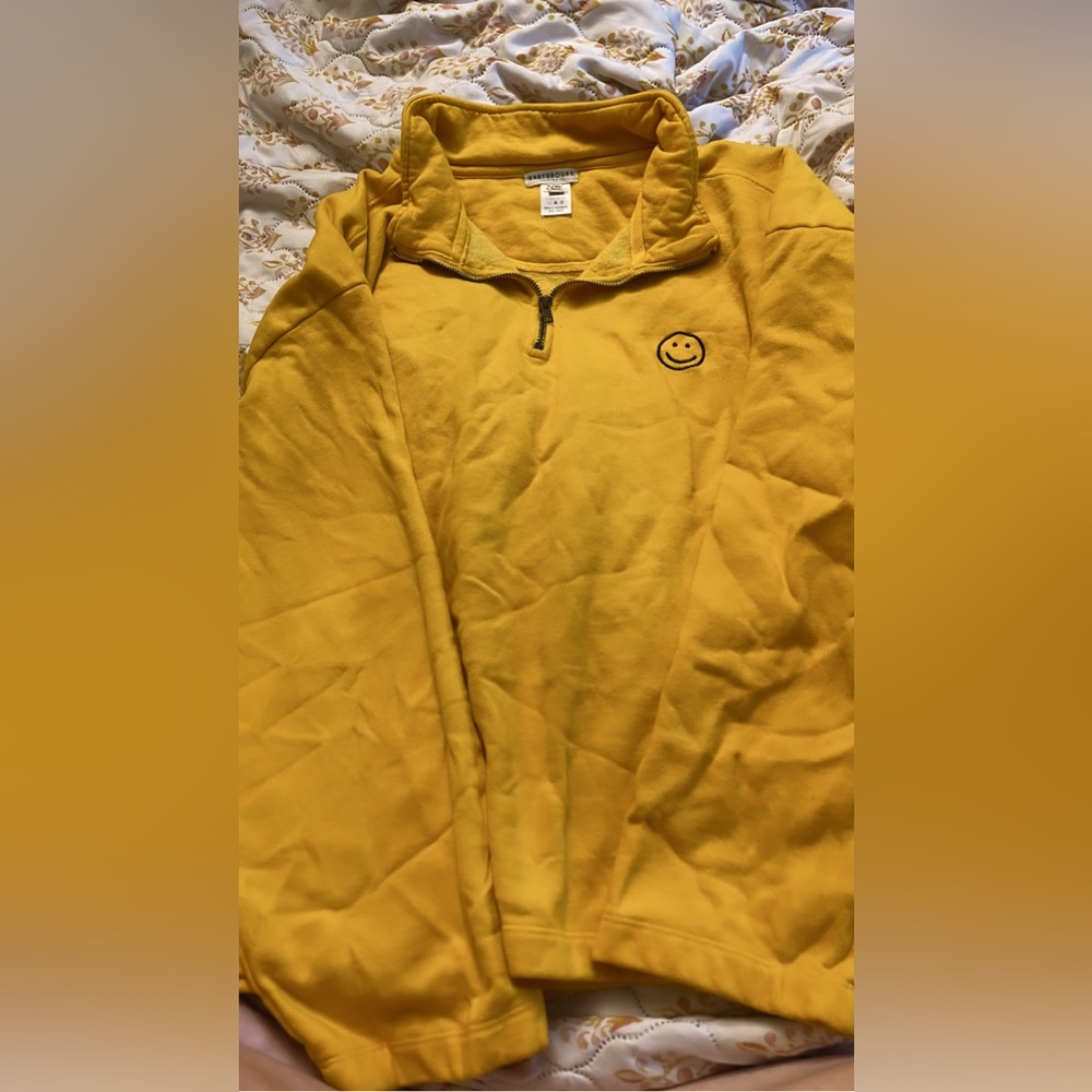 Earth bound half zip sweater